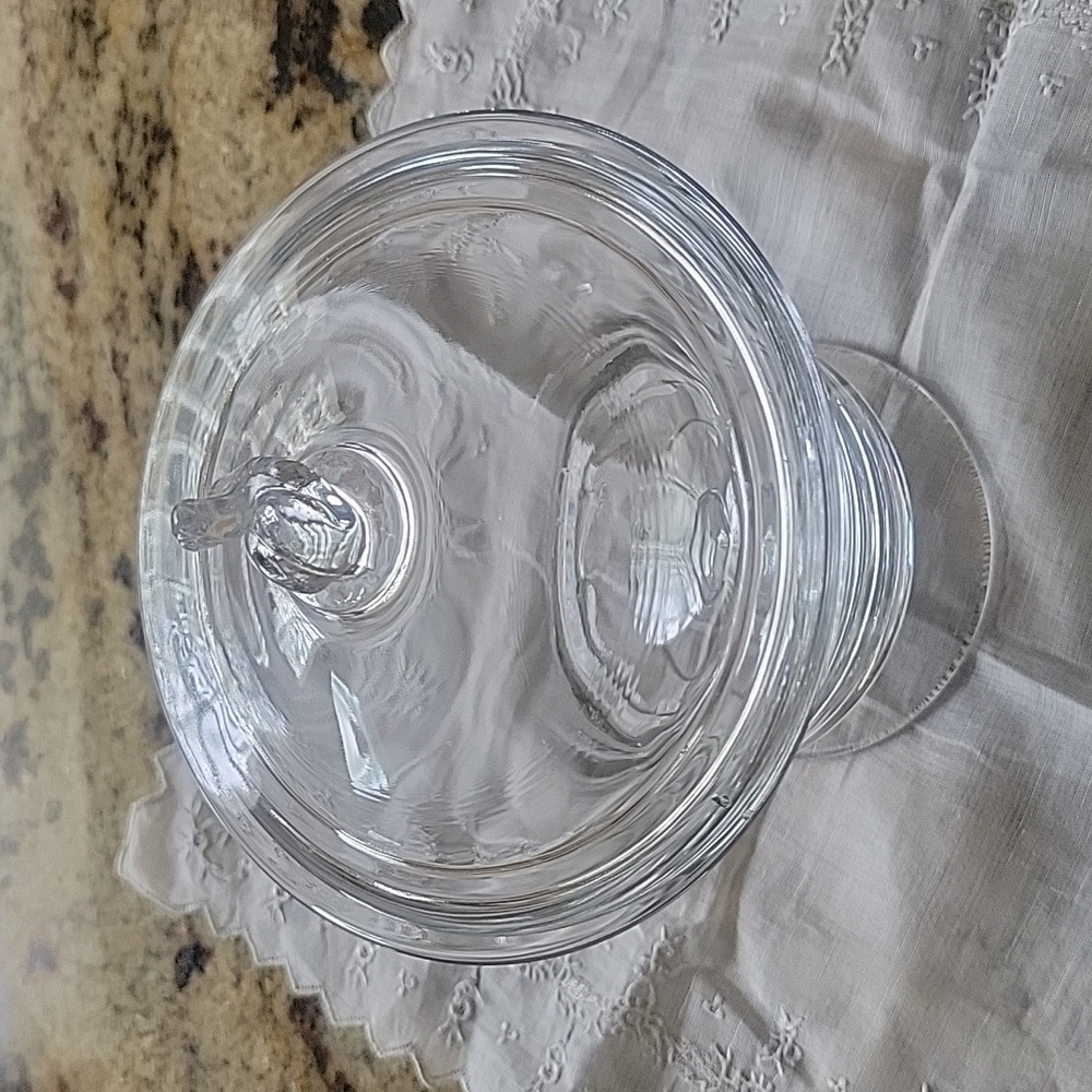 Vintage small candy jar with lid - Picture 2 of 7